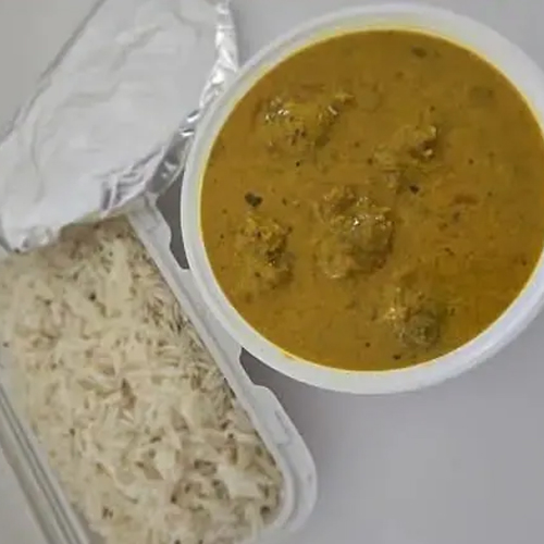 Large Kadhi Pakora & Large Rice
