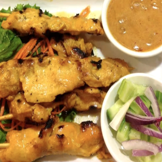 R6. Chicken Satay (5 pcs)