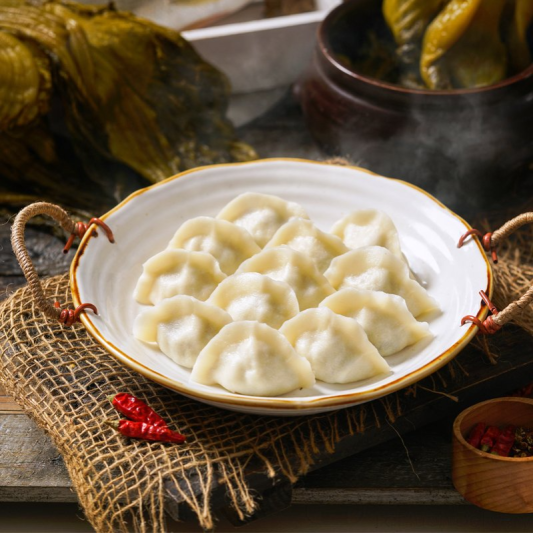 Meat and Sauerkraut Dumplings