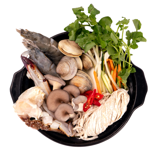 Seafood Kalguksu (2 Servings) 해물 칼국수