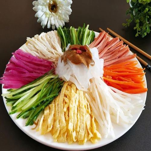 Colorful Tossed Mung Glass Noodles