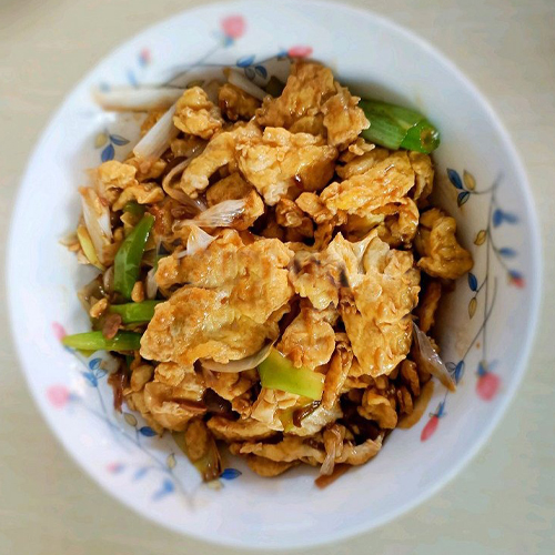 Stir-Fried Egg with Black Beans