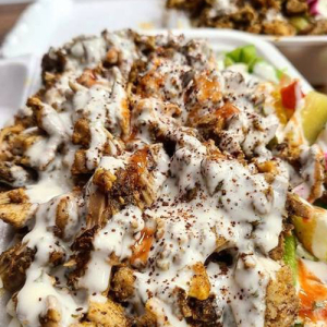 Shawarma Poutine with Cheese Curds