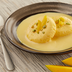 Mango Milk Cake (Rasmalai)