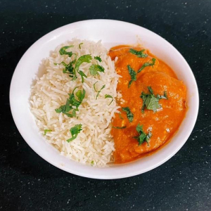 Butter Chicken Rice Bowl
