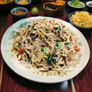 Shredded Pork with Pickled Vegetable Noodle Soup