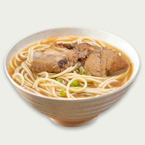 Pork Ribs with Noodle Soup