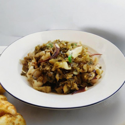 Cuttlefish with Pickled Vegetables