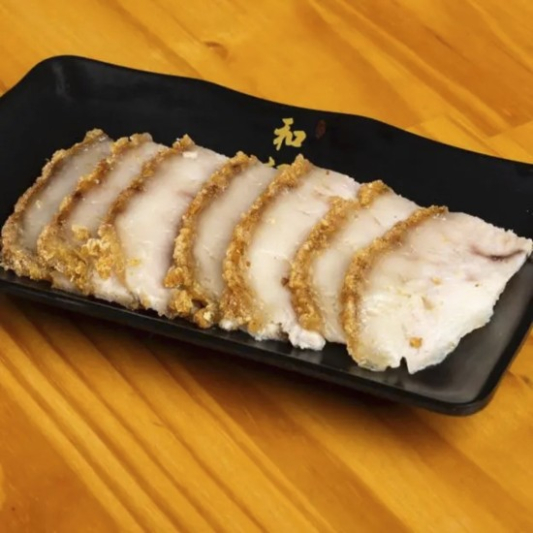 Sliced Roasted Pork 脆皮锅烧