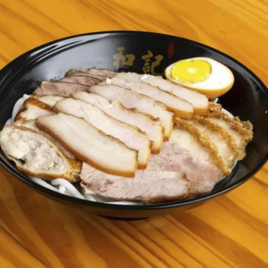 Braised Beef, Crispy Pork, Braised Pork Intestine, BBQ Pork & Head Meat 全家福