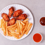 Chicken Wings & Fries
