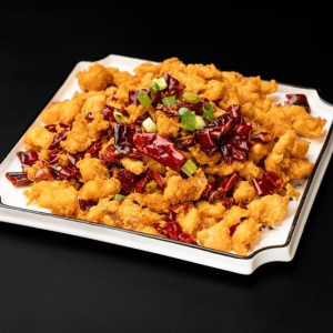 42. Deep-Fried Chicken Cube with Hot Pepper 重庆辣子鸡