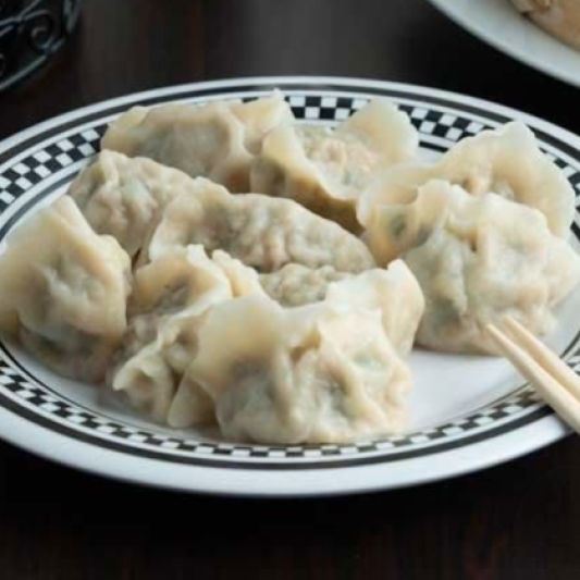 S20. Chicken & Bai Choy Steamed Dumplings (8 pcs) 鸡肉白菜蒸饺 