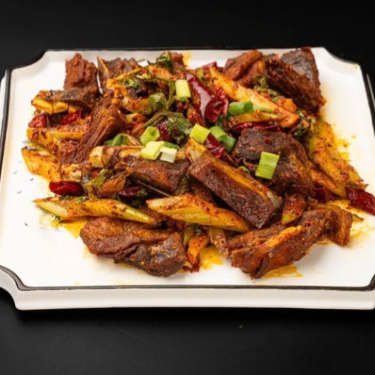 67. Lamb Chop with Hot Pepper 香辣羊排