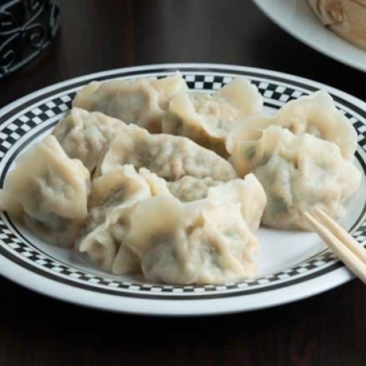 S21. Pork & Bai Choy Steamed Dumplings (8 pcs) 猪肉白菜蒸饺