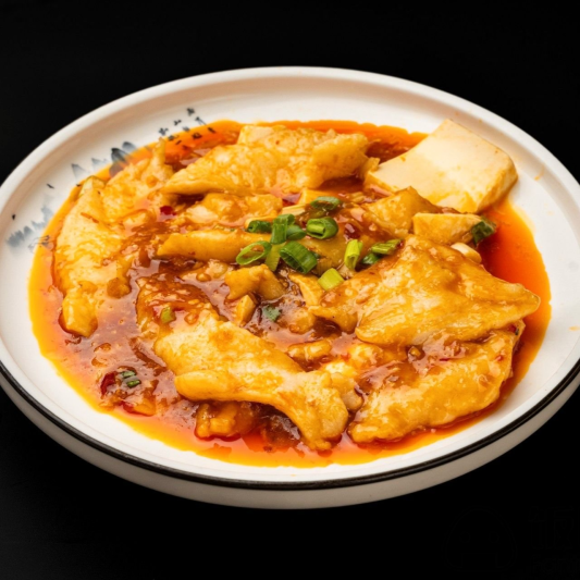10. Fish Fillet with Hot Bean Sauce 豆瓣鱼片