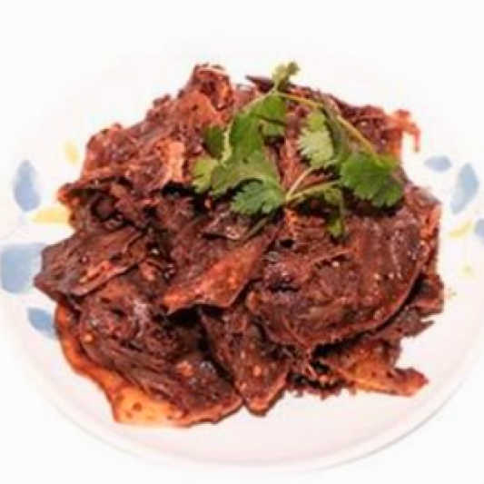 120. Sliced Beef with Spicy Chill Oil 夫妻肺片