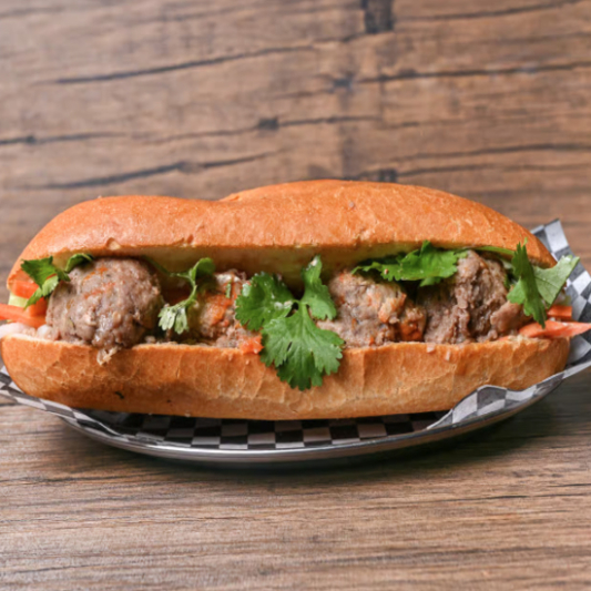 Banh mi aux boulettes de b&oelig;uf (boulettes vietnamiennes) / Banh Mi Beef Balls (Vietnamese Meatballs)