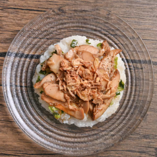 Riz collant au poulet / Sticky Rice with Chicken