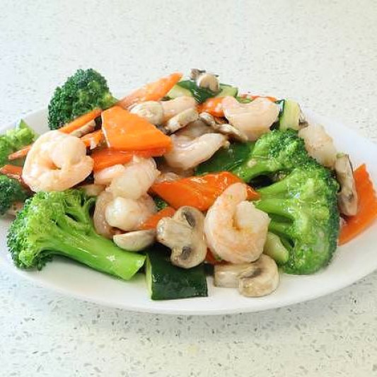 Shrimp with Mixed Vegetables