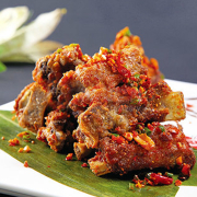 Deep Fried Spare Ribs with Spicy Salt