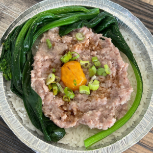 Salted Egg & Pork Patty