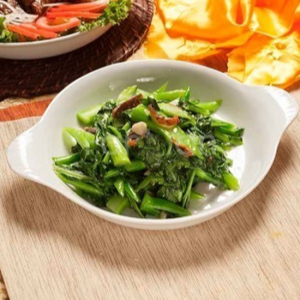 Chinese Broccloli with Dried Fish