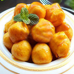 Curry with Fried Fish Ball & Cuttlefish Ball