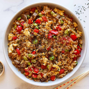 Diced Filet Mignon Fried Rice