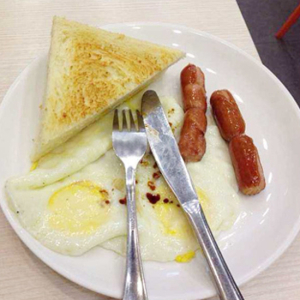 Sausage with Egg & Toast
