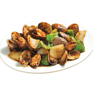 Stir-Fried Clam with Black Bean Sauce