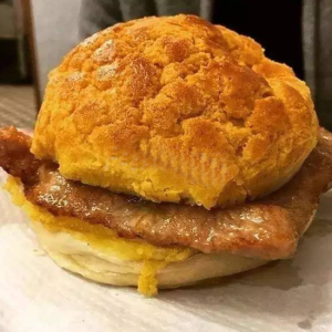 Pork Chop Pineapple Bun