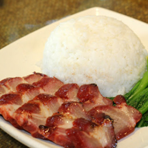 BBQ Pork with Egg on Rice