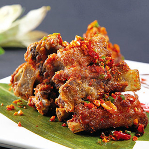 Deep Fried Spare Ribs with Spicy Salt