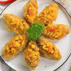Chicken Wings with Salted Egg Yolk