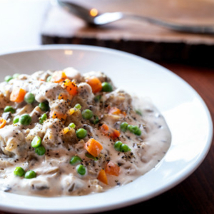 Creamy Chicken on Rice