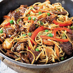 Shredded Pork Chow Mein