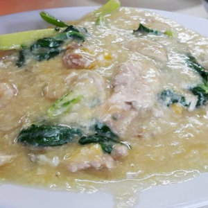 Chicken with Egg Chow Mein