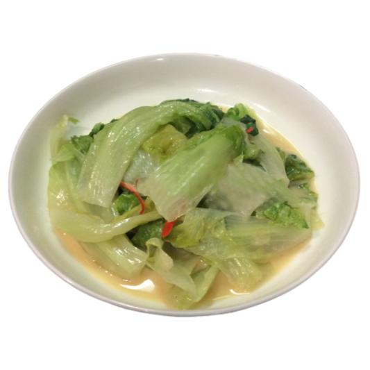 Sauteed Lettuce with Spicy Bean Curd
