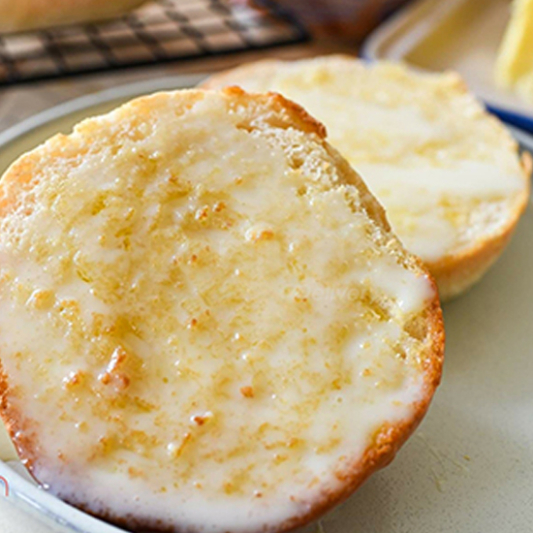 Chu's Bread with Condensed Milk & Peanut Butter