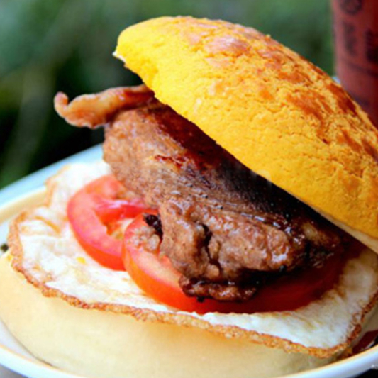 Chicken Steak Pineapple Bun