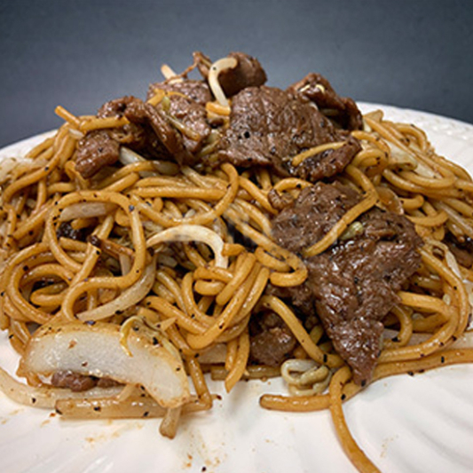 Pan Fried Beef Paste with Black Pepper