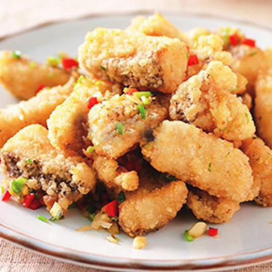 Deep Fried Cod Fillet with Spicy Salt