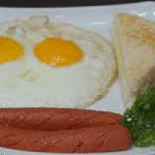 Spicy Sausage with Eggs & Toast