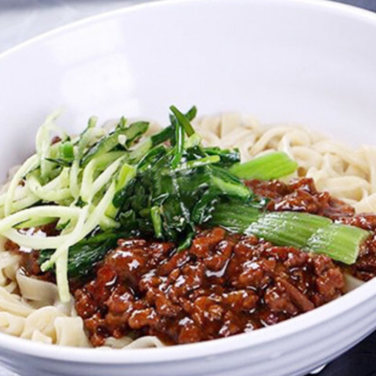 Spicy Shredded Pork with House Special Sauce Lo Mein