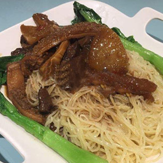 Beef Stew with Brown Sauce Lo Mein