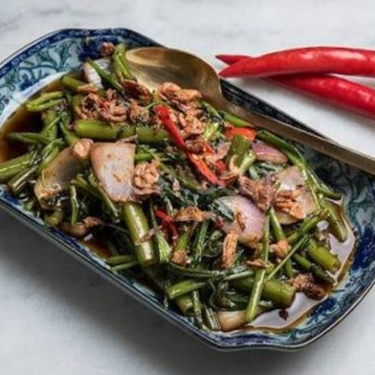 Sauteed Tung Choi with Belacan