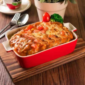 Baked Chicken Steak with Tomato Sauce