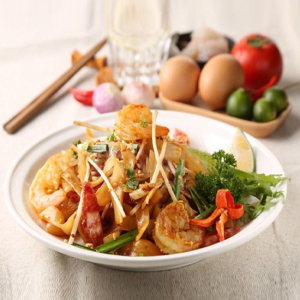 Chow Fun in Singapore Style