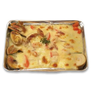 Seafood Mushroom Pasta with Cream Sauce